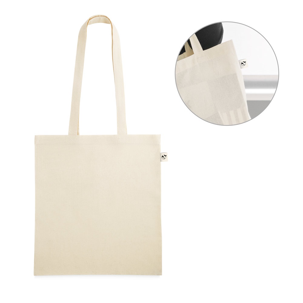 LEON. Tas gemaakt van 100% biologisch katoen (140 g/m²)