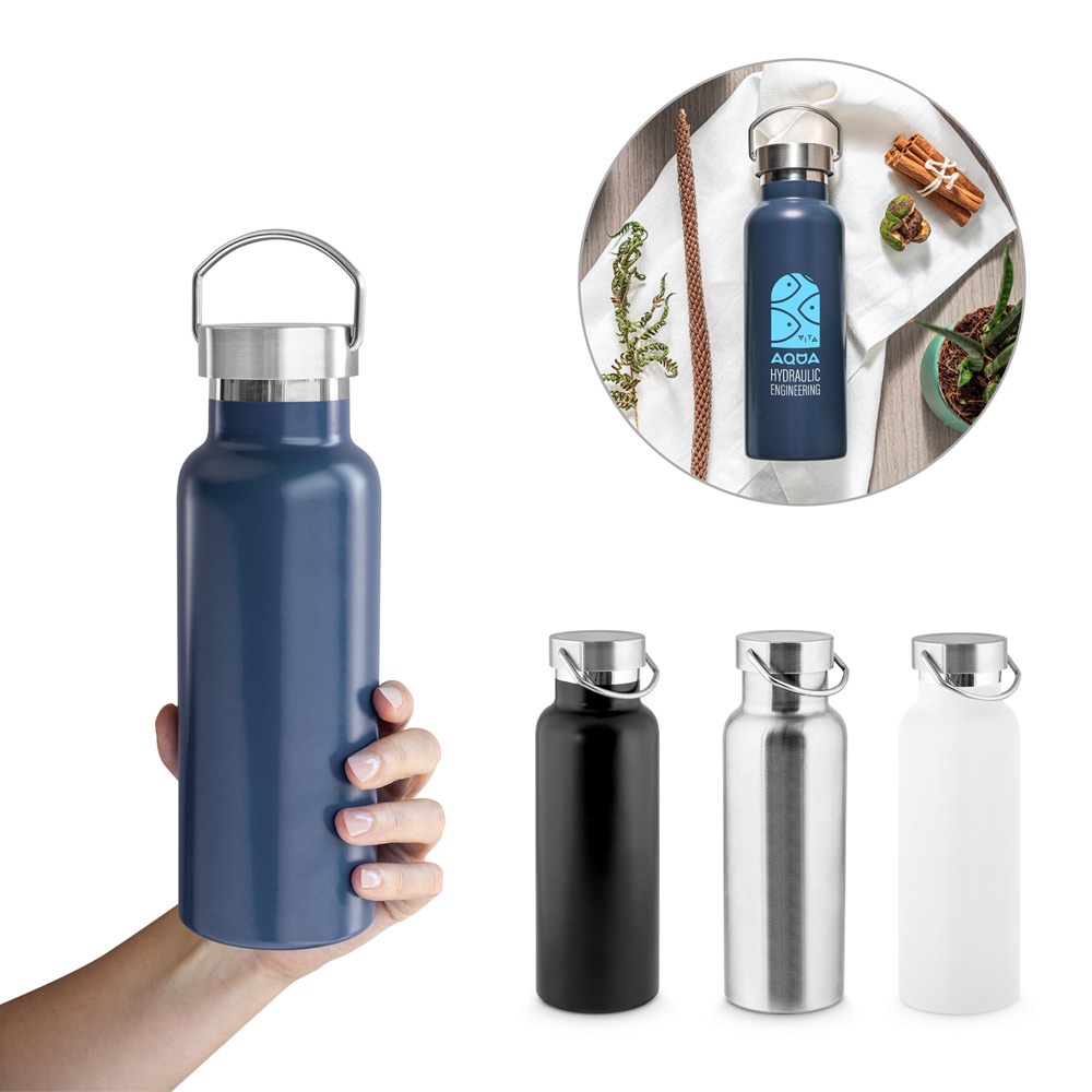 DUPLANTIS. Roestvrijstalen waterfles (36% gerecycled) met dubbelwandige isolatie, 810 ml.