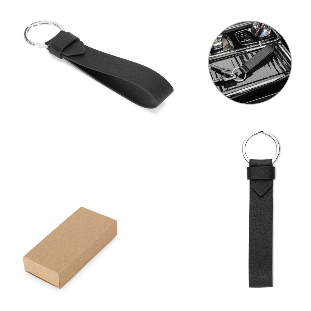 WATOE. Sleutelhanger van PU met ring.