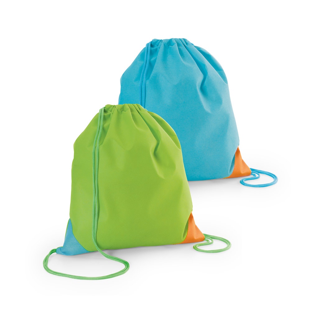 BISSAYA. Rugzak met trekkoord van non-woven materiaal (80 g/m²)