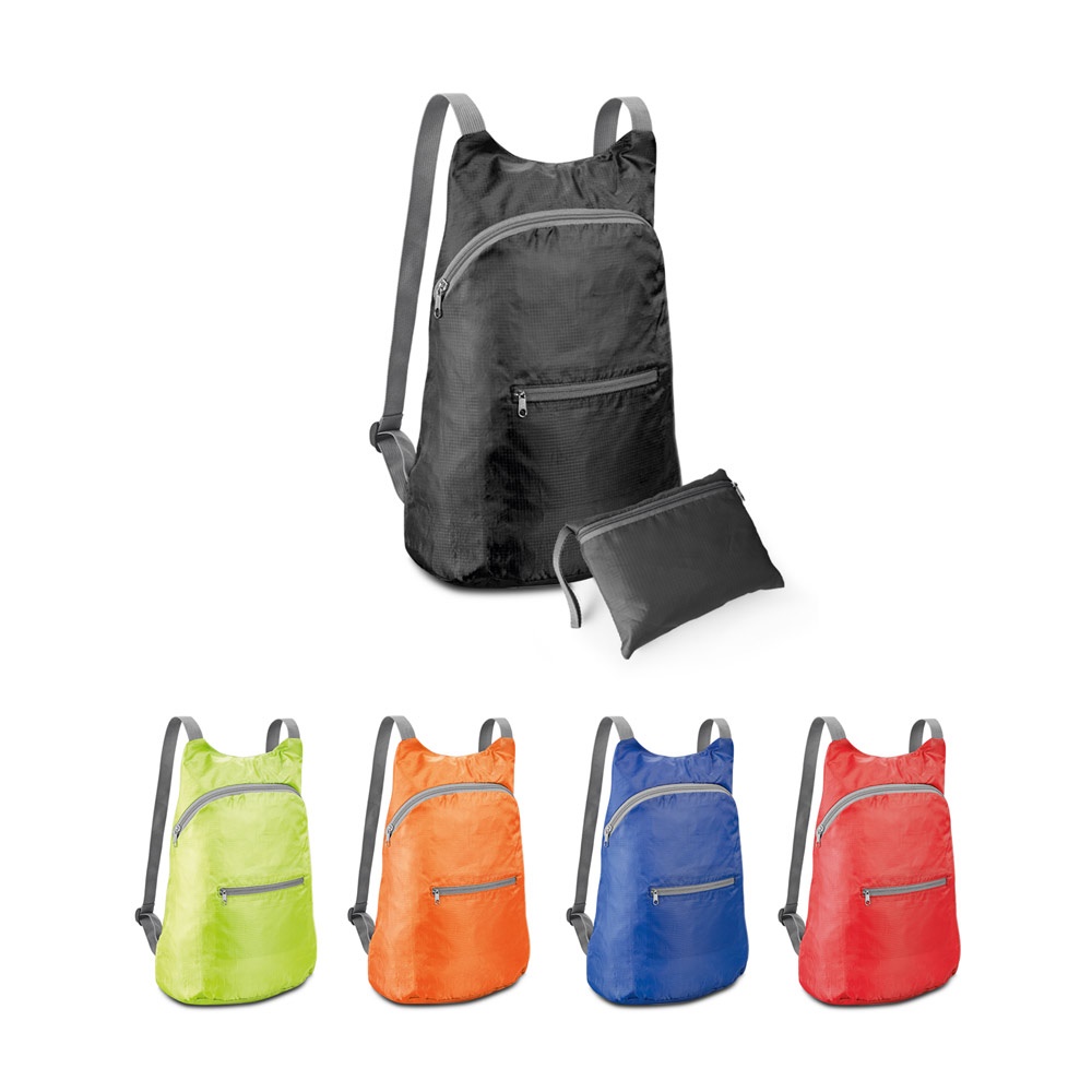 BARCELONA. Opvouwbare rugzak van 210D ripstop polyester.