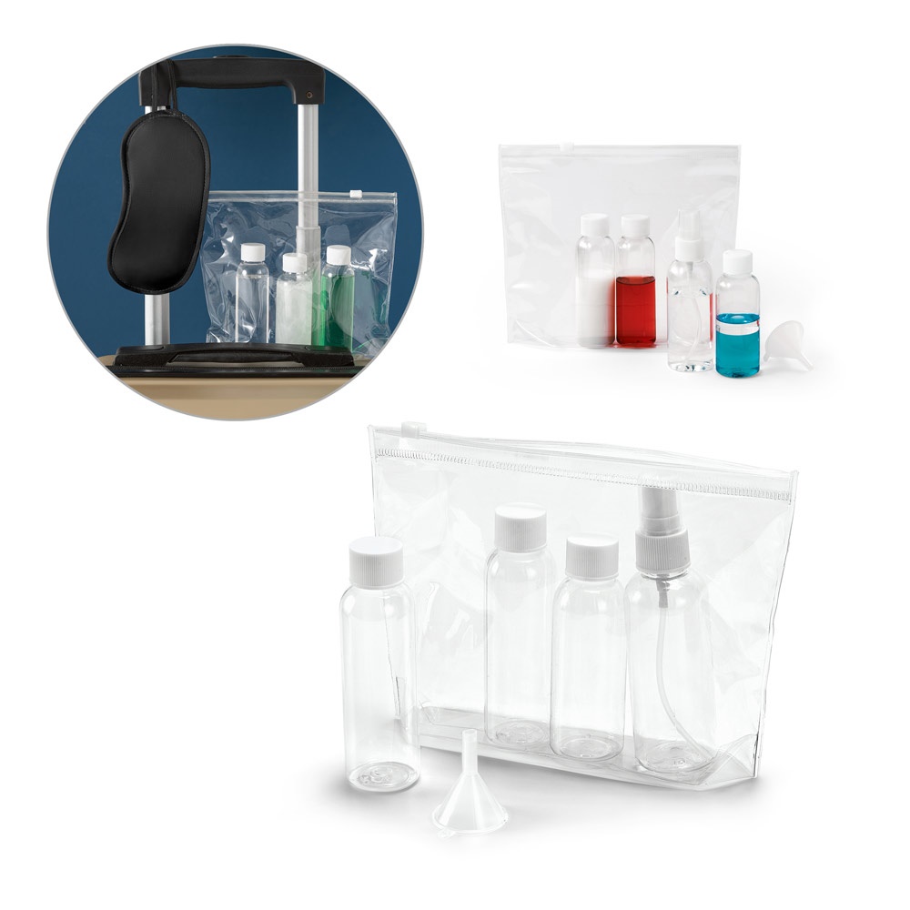 DENIRO. Luchtdichte PVC-cosmetische tas.