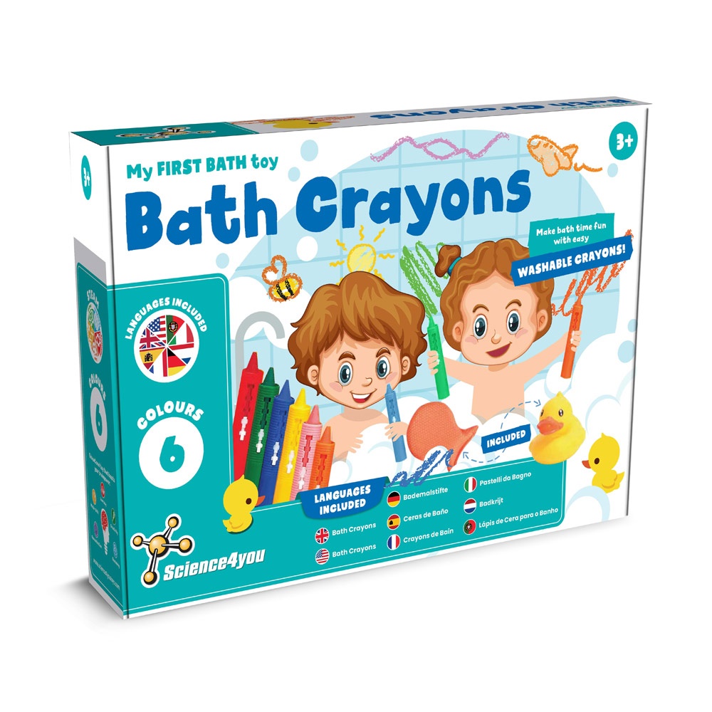 Badkrijtjes. Educatieve spelletjes voor kinderen.