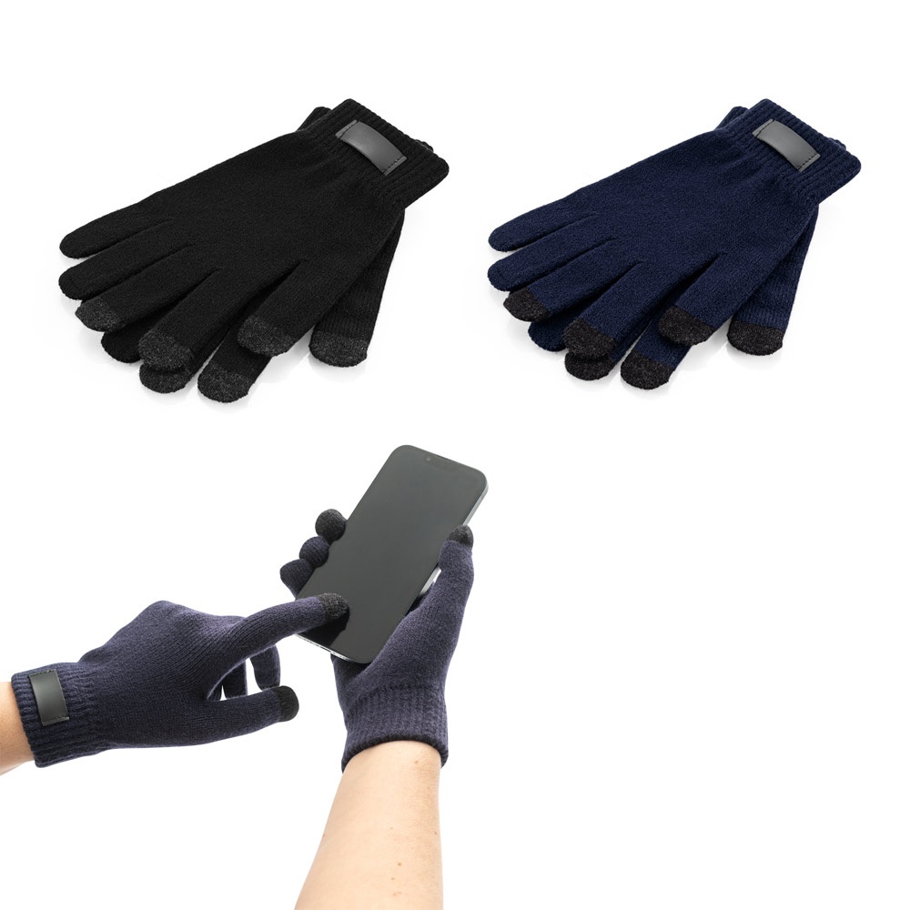 BURROW. Handschoenen gemaakt van gerecycled polyester (100% rPET), met aanraakgevoelige punt.