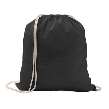 ILFORD. Rugzak met trekkoord van 100% katoen (100 g/m²) - 103 - Zwart