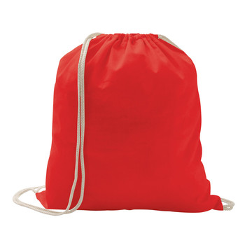 ILFORD. Rugzak met trekkoord van 100% katoen (100 g/m²) - 105 - Rood