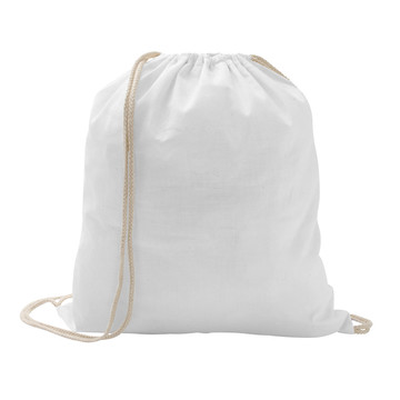 ILFORD. Rugzak met trekkoord van 100% katoen (100 g/m²) - 106 - Wit