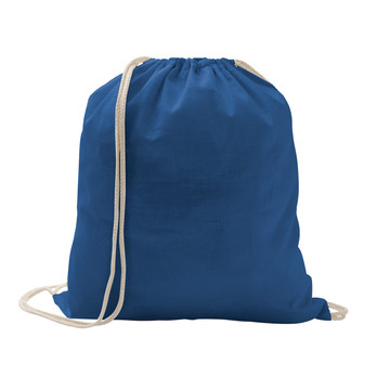 ILFORD. Rugzak met trekkoord van 100% katoen (100 g/m²) - 114 - Koningsblauw