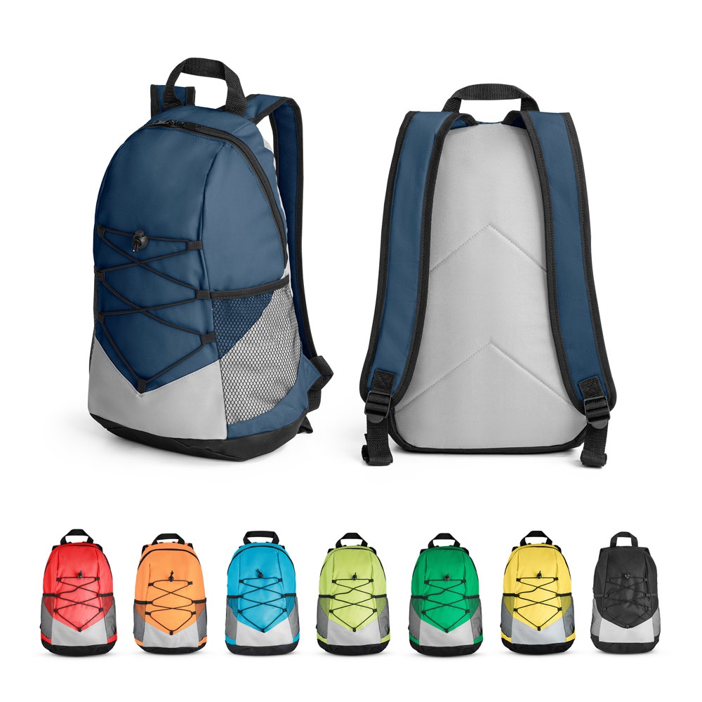 TURIM II. Rugzak gemaakt van 600D gerecycled polyester.