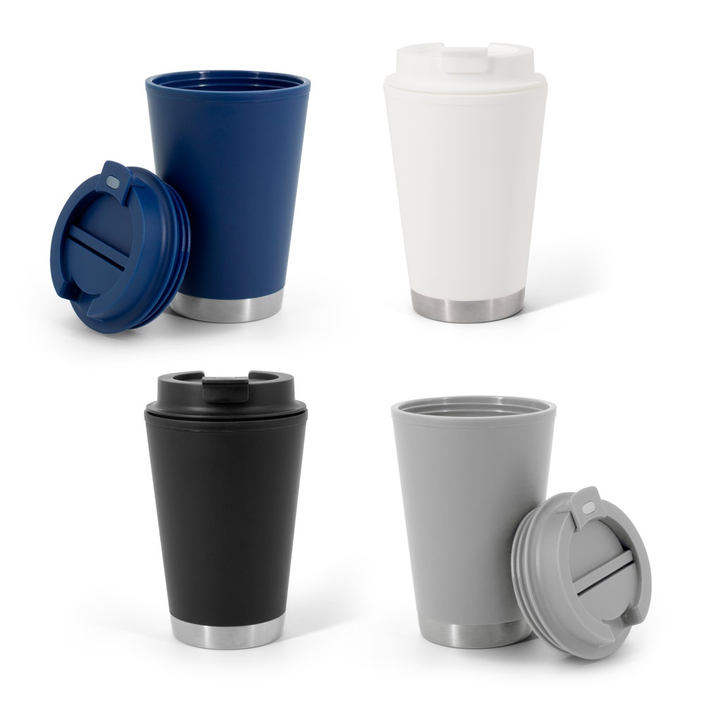 ENFANTS. Mug de voyage en PP à double paroi et étanche.