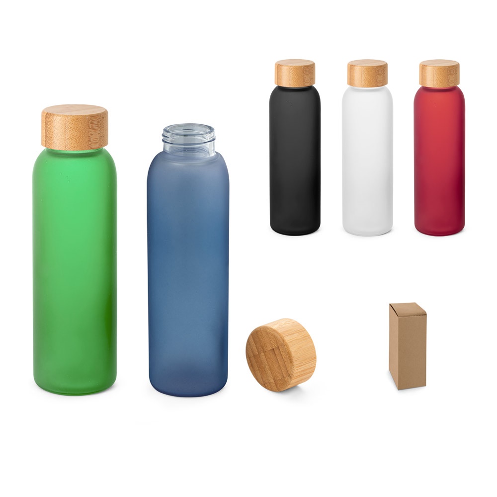 LILLARD GLAS. 520 ml fles van mat glas.