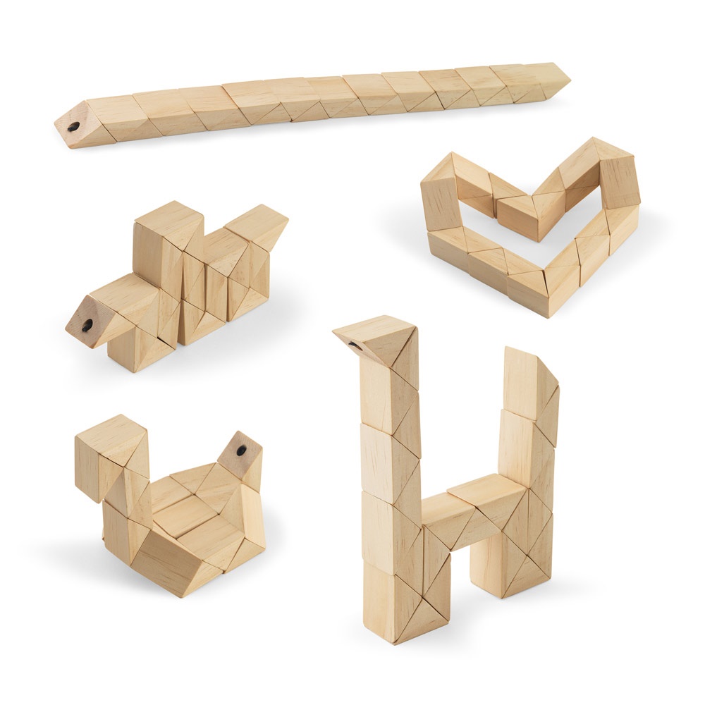 THINKO. Houten puzzel van 24 stukjes.
