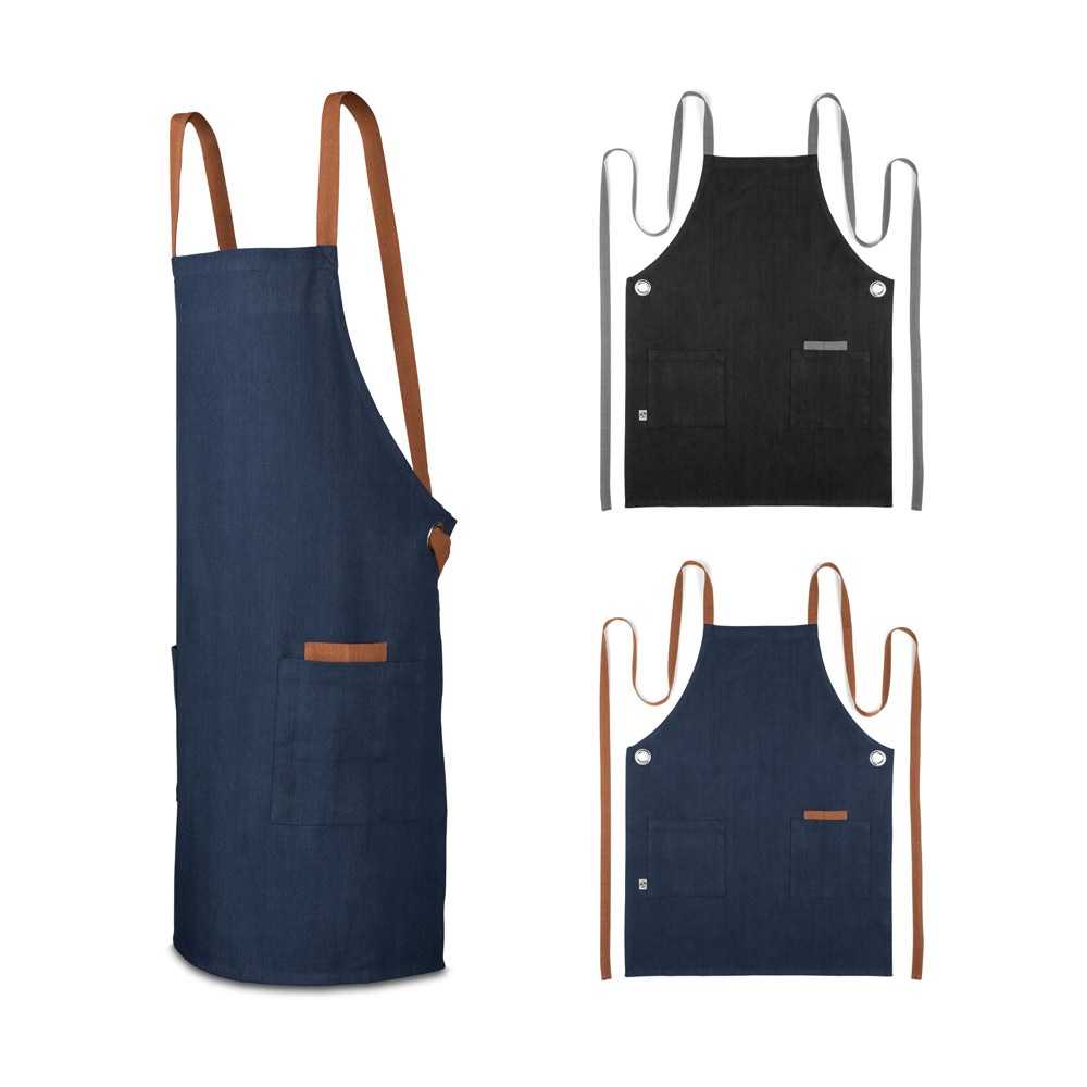 KARDEMOM. Schort van katoen (80% gerecycled) en polyester (20% gerecycled) (220 g/m²)