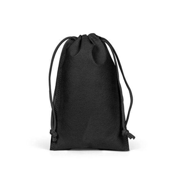 CADEAUTAS S. Klein, hitteverzegeld zakje van non-woven stof (60 g/m²) - 103 - Zwart