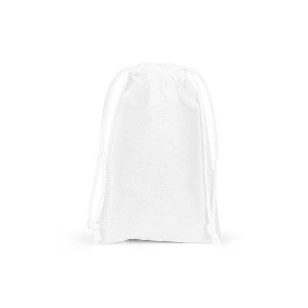 CADEAUTAS S. Klein, hitteverzegeld zakje van non-woven stof (60 g/m²) - 106 - Wit