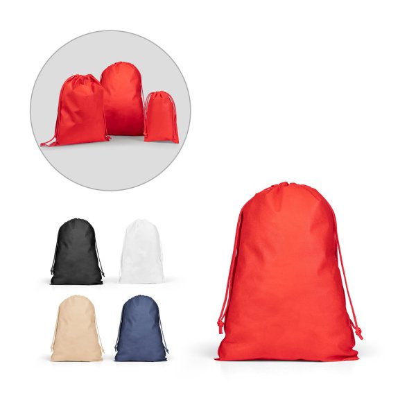 CADEAUTAS L. Grote, hitteverzegelde tas van non-woven stof (60 g/m²)