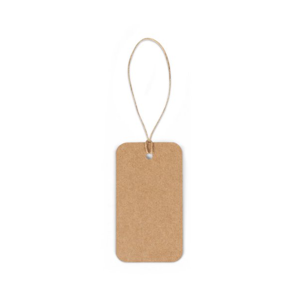 RECHTHOEKIG ETIKET. Rechthoekig etiket gemaakt van 100% gerecycled papier (700 g/m²). - 160 - Natuurlijk