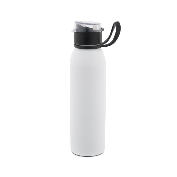 LEMIEUX. Gourde de sport en acier inoxydable (90 % recyclé) 670 ml - 106 - Blanc