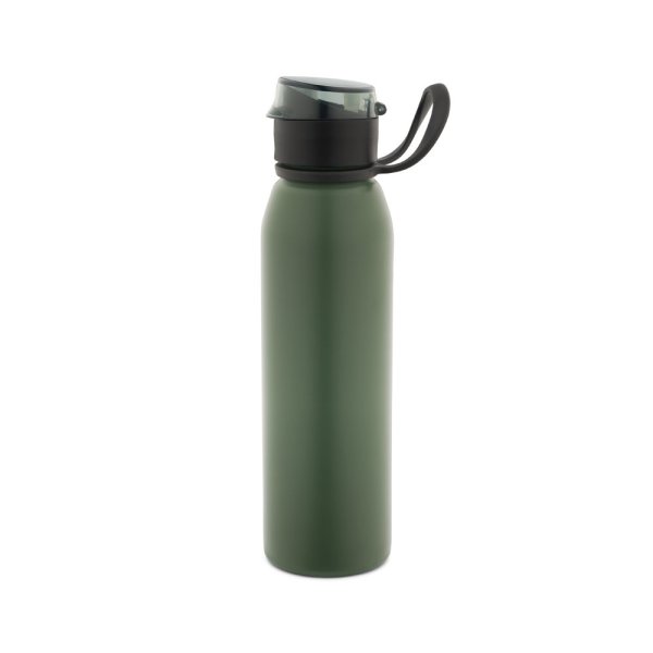 LEMIEUX. Gourde de sport en acier inoxydable (90 % recyclé) 670 ml - 149 - Vert militaire