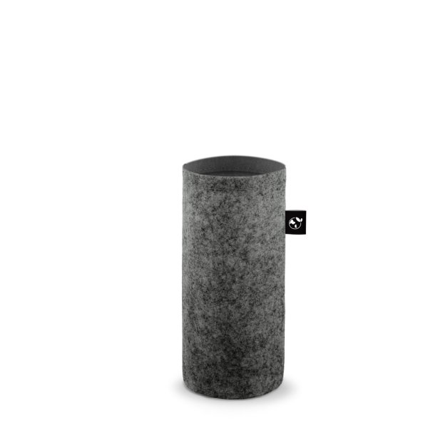 STOREY. Hoes van gerecycled vilt (100% rPET), ideaal voor waterflessen. - 133 - Donkergrijs