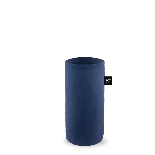 STOREY. Hoes van gerecycled vilt (100% rPET), ideaal voor waterflessen. - 134 - Donkerblauw