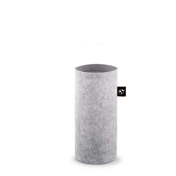 STOREY. Hoes van gerecycled vilt (100% rPET), ideaal voor waterflessen. - 123 - Lichtgrijs