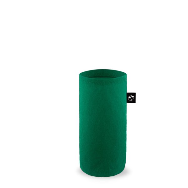 STOREY. Hoes van gerecycled vilt (100% rPET), ideaal voor waterflessen. - 129 - Donkergroen