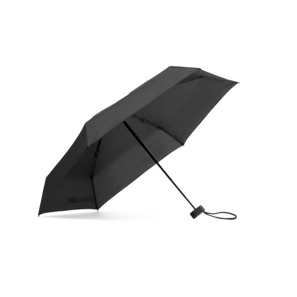 EMMA. Compacte mini-paraplu van 48 cm (19 inch) in 190T pongee. - 103 - Zwart