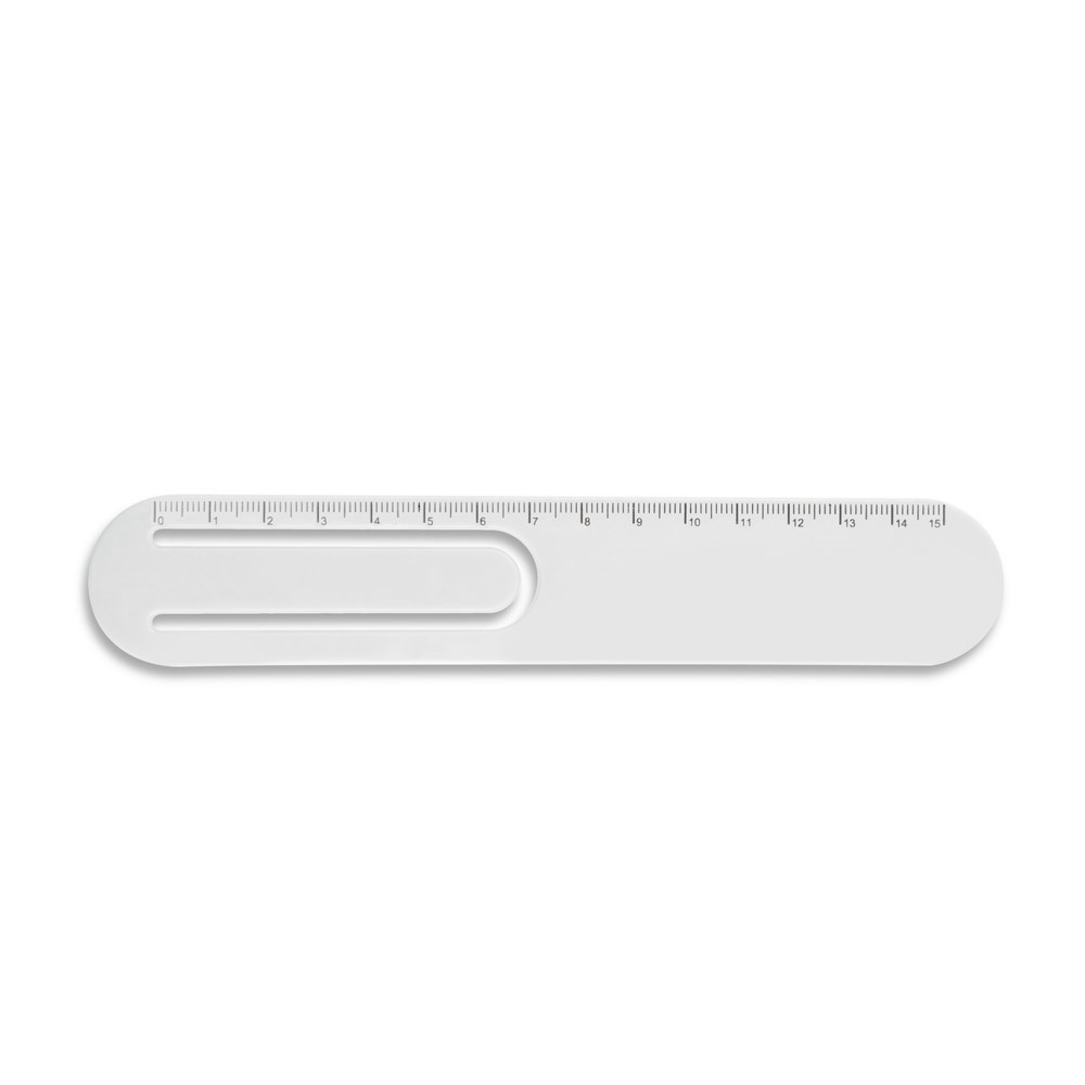 STEPHENIE. Liniaal van 15 cm met PP-clip.