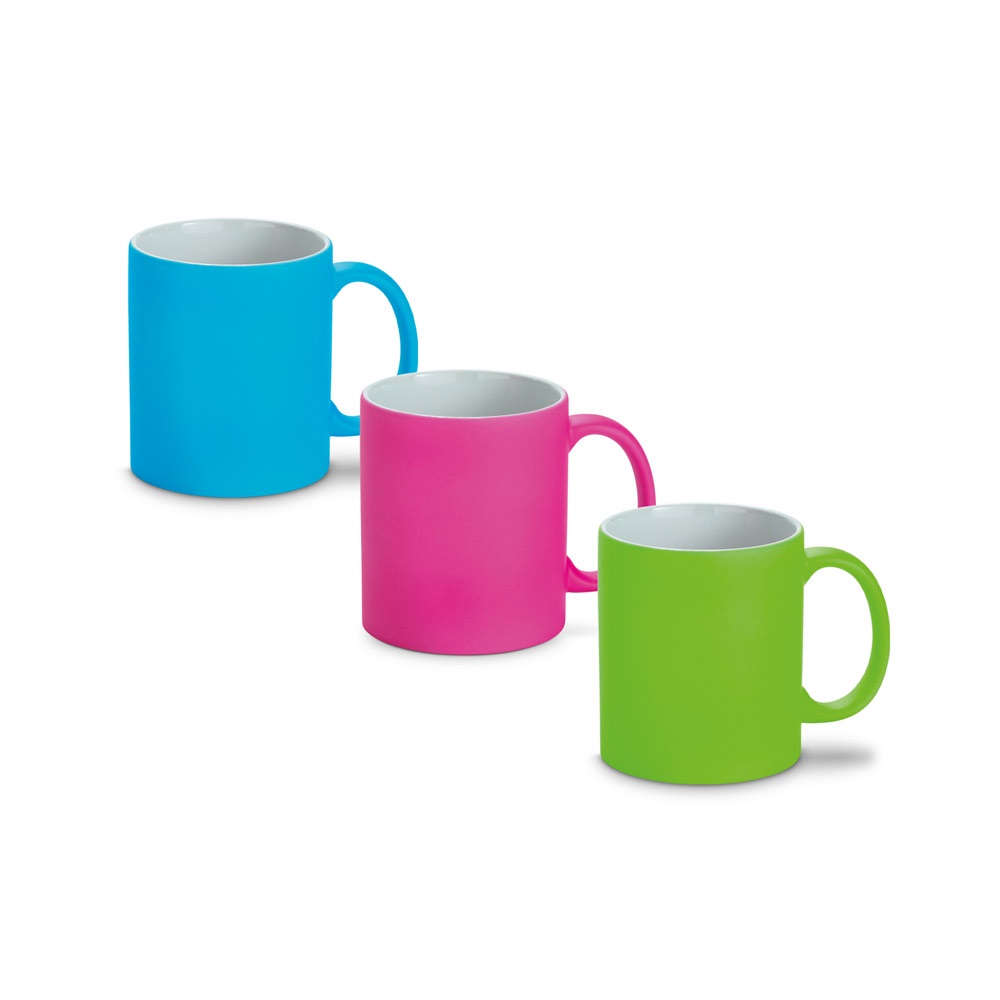 LYNCH. Mug en céramique néon de 350 ml.