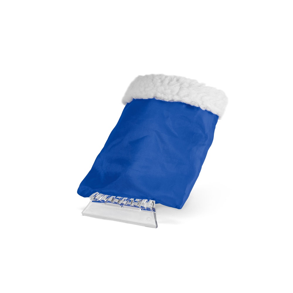 Soldeu. IJskrabber met handschoen