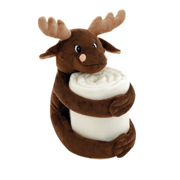 ELAND. Polarfleece deken met pluche (180 g/m²) - 101 - Bruin
