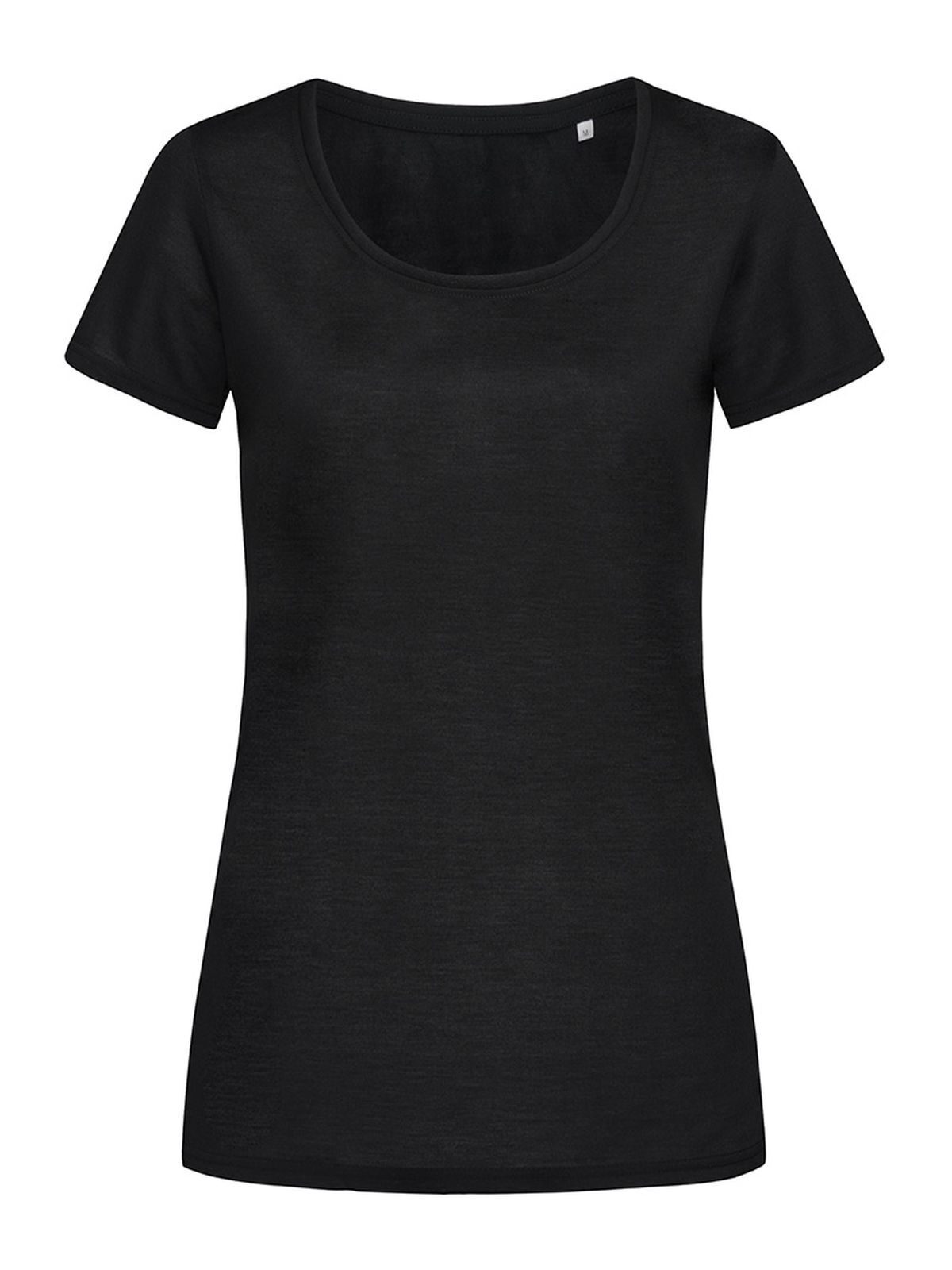 Katoenen T-shirt voor dames - BLO - Zwarte opaal