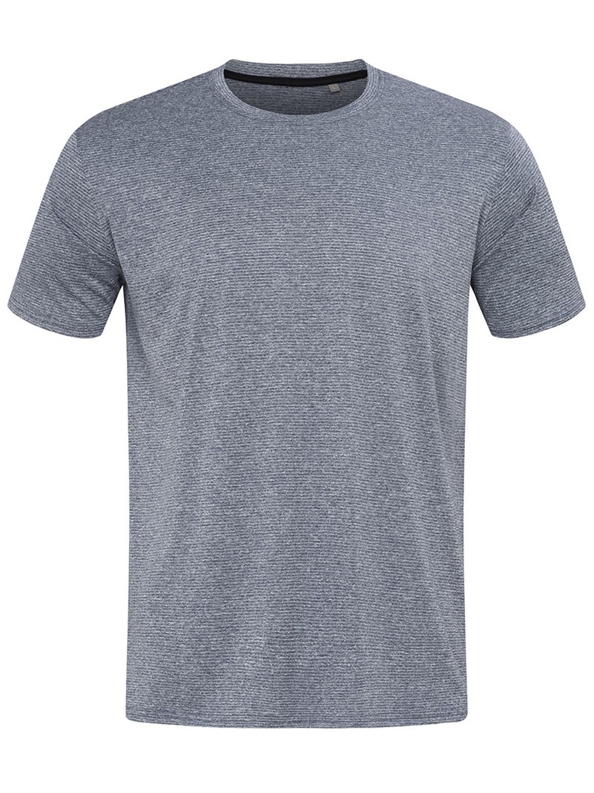 Gerecyclede Sports-T Move Heren - DMH - Gemêleerd denim