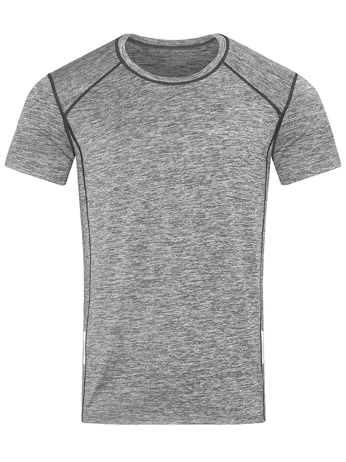 T-shirt de sport recyclé Reflect pour hommes - GYH - Bruyère grise