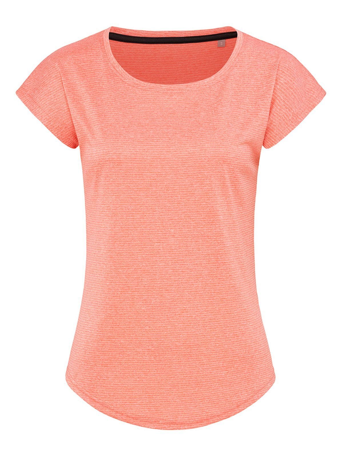 T-shirt de sport recyclé Move pour femmes - CLH - Bruyère corail