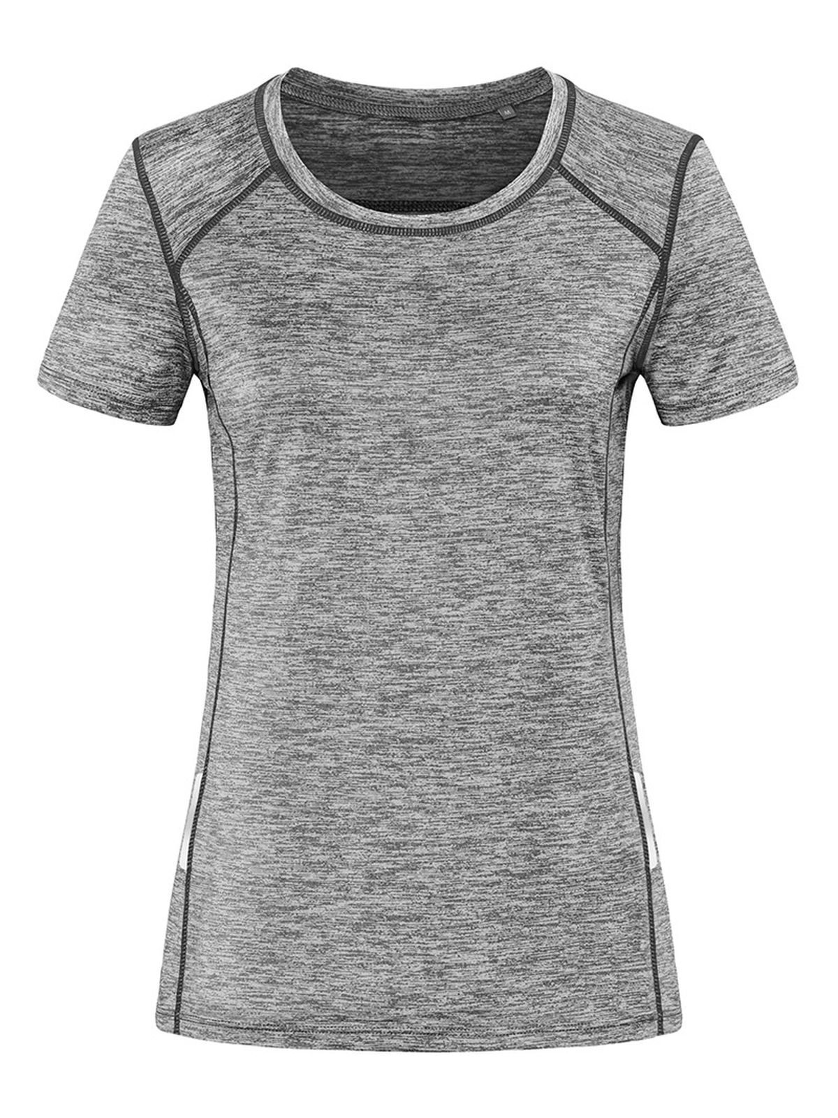 T-shirt de sport recyclé pour femmes - GYH - Bruyère grise