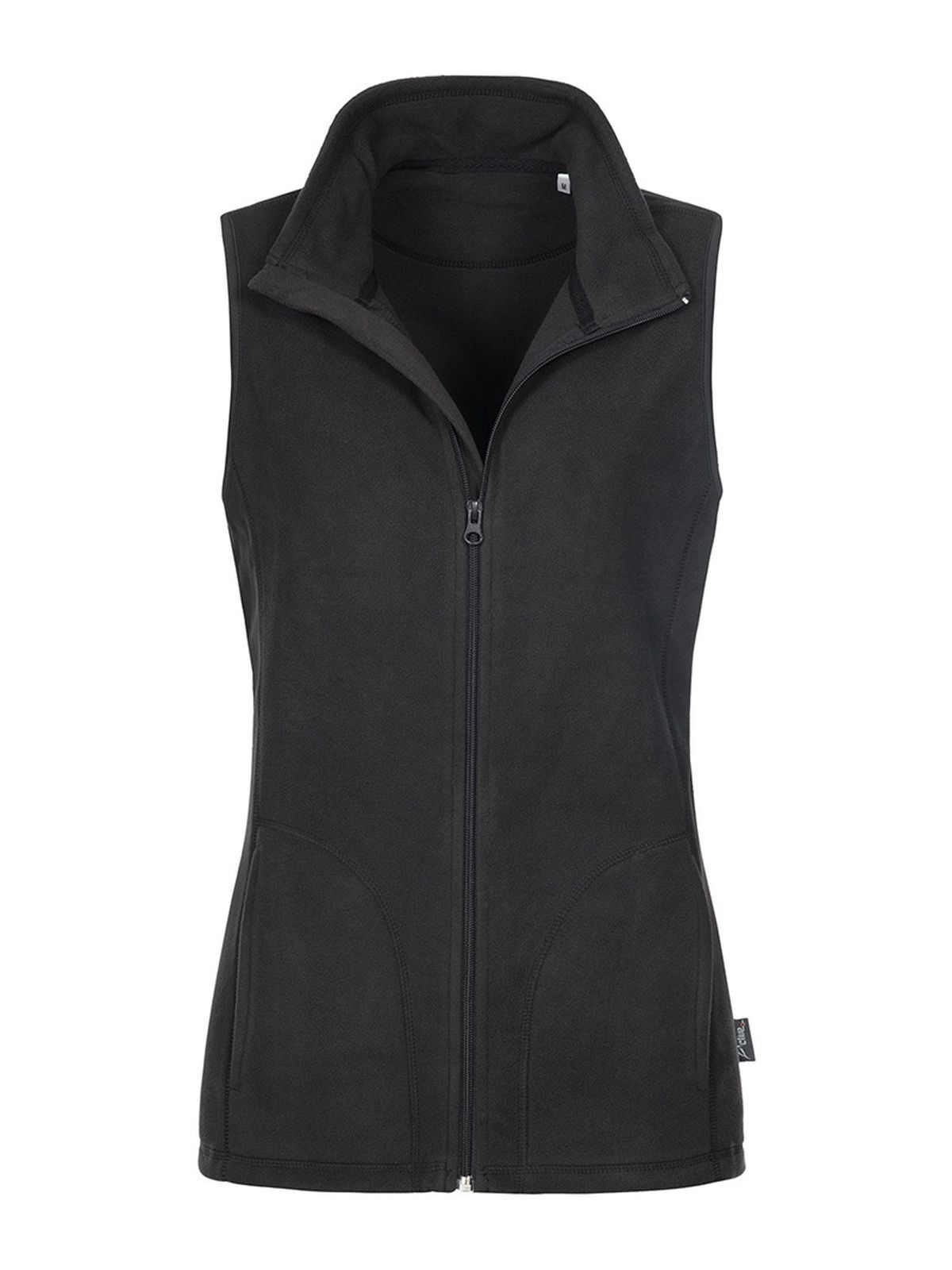 Klassiek fleecevest voor dames - BLO - Zwarte opaal