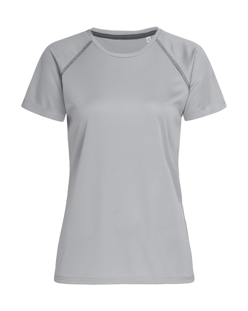 Mesh Team Raglan Dames - SIG - Zilvergrijs