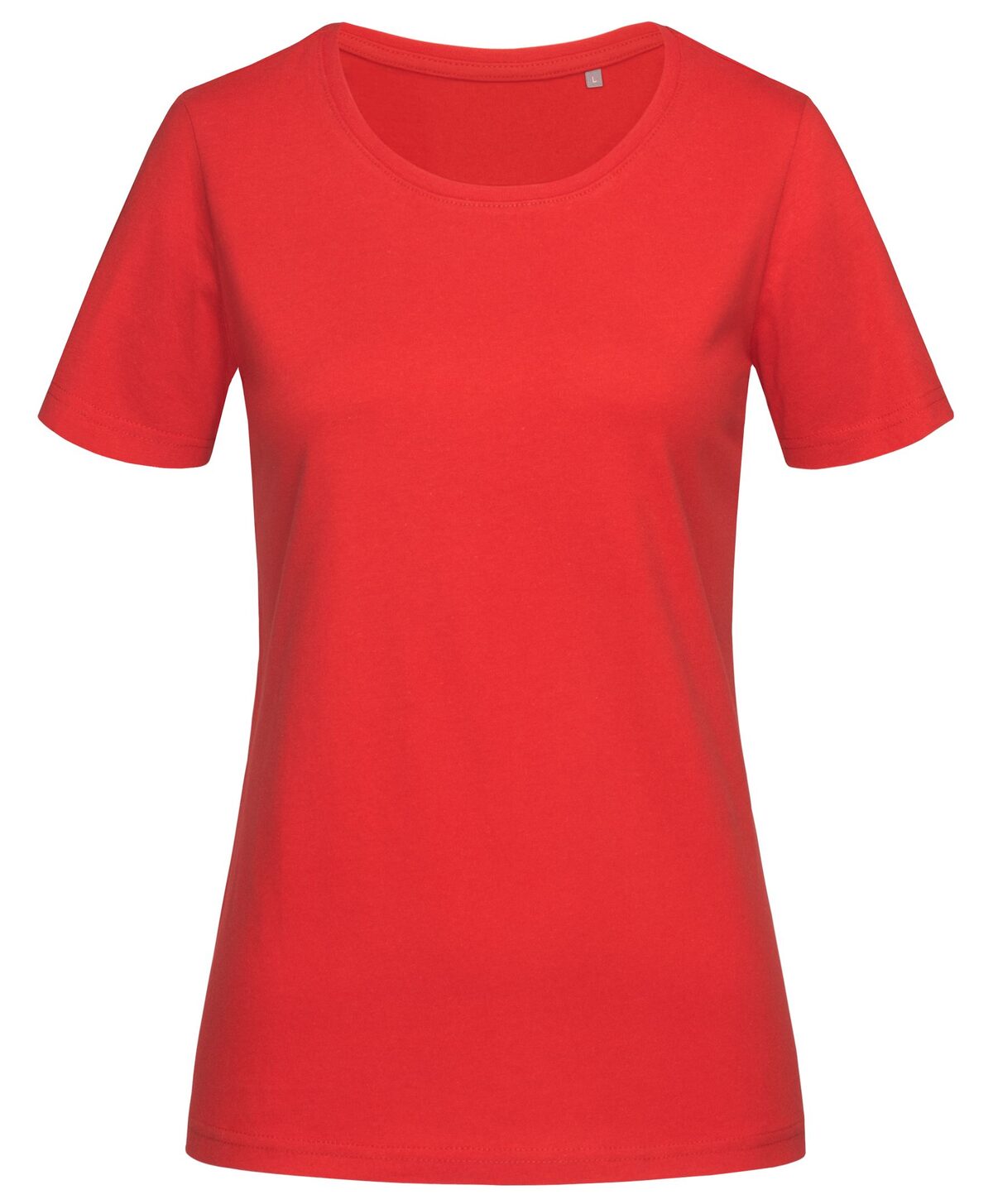 Lux T-shirt voor dames - SRE - Scharlakenrood
