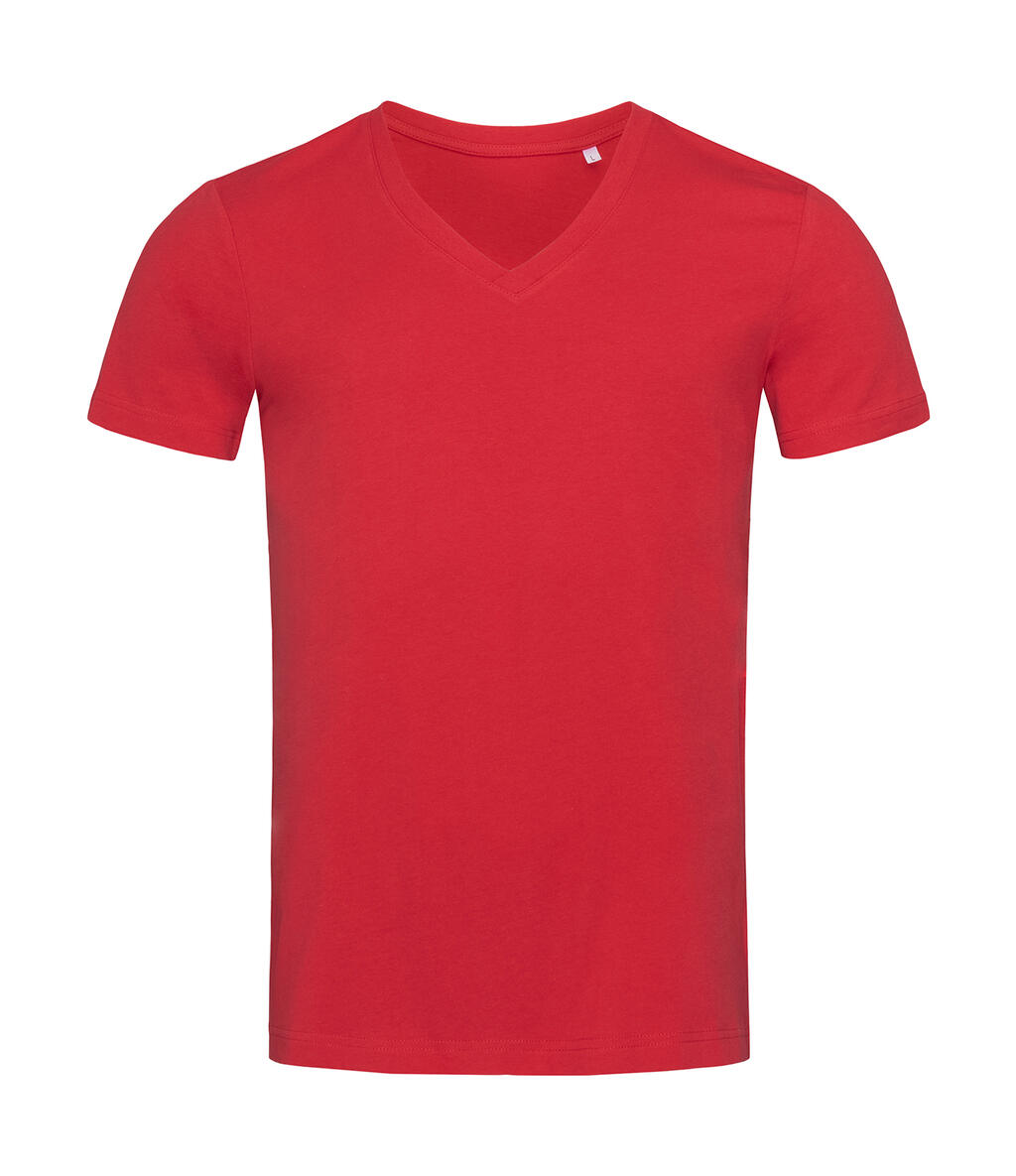 Organic James T-shirt met V-hals
