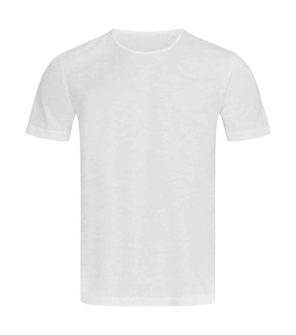 Shawn T-shirt met ronde hals - WHI - Wit