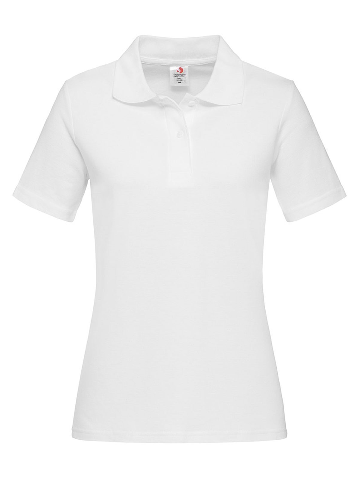 Klassieke polo voor dames - WHI - Wit