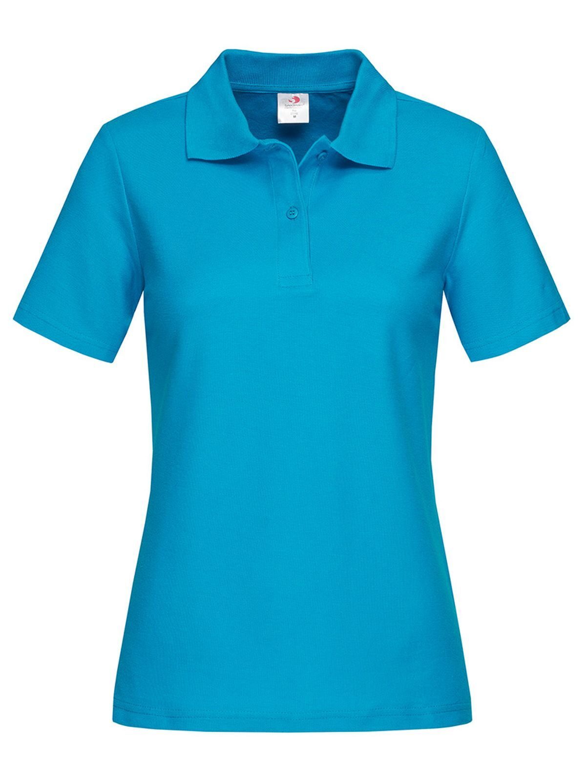 Klassieke polo voor dames - OCB - Oceaanblauw