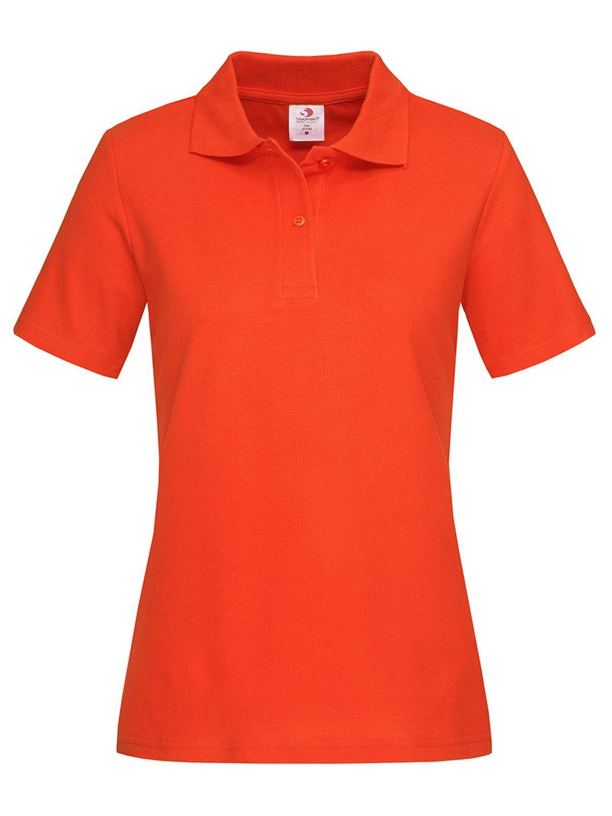 Klassieke polo voor dames - BOR - Helder oranje
