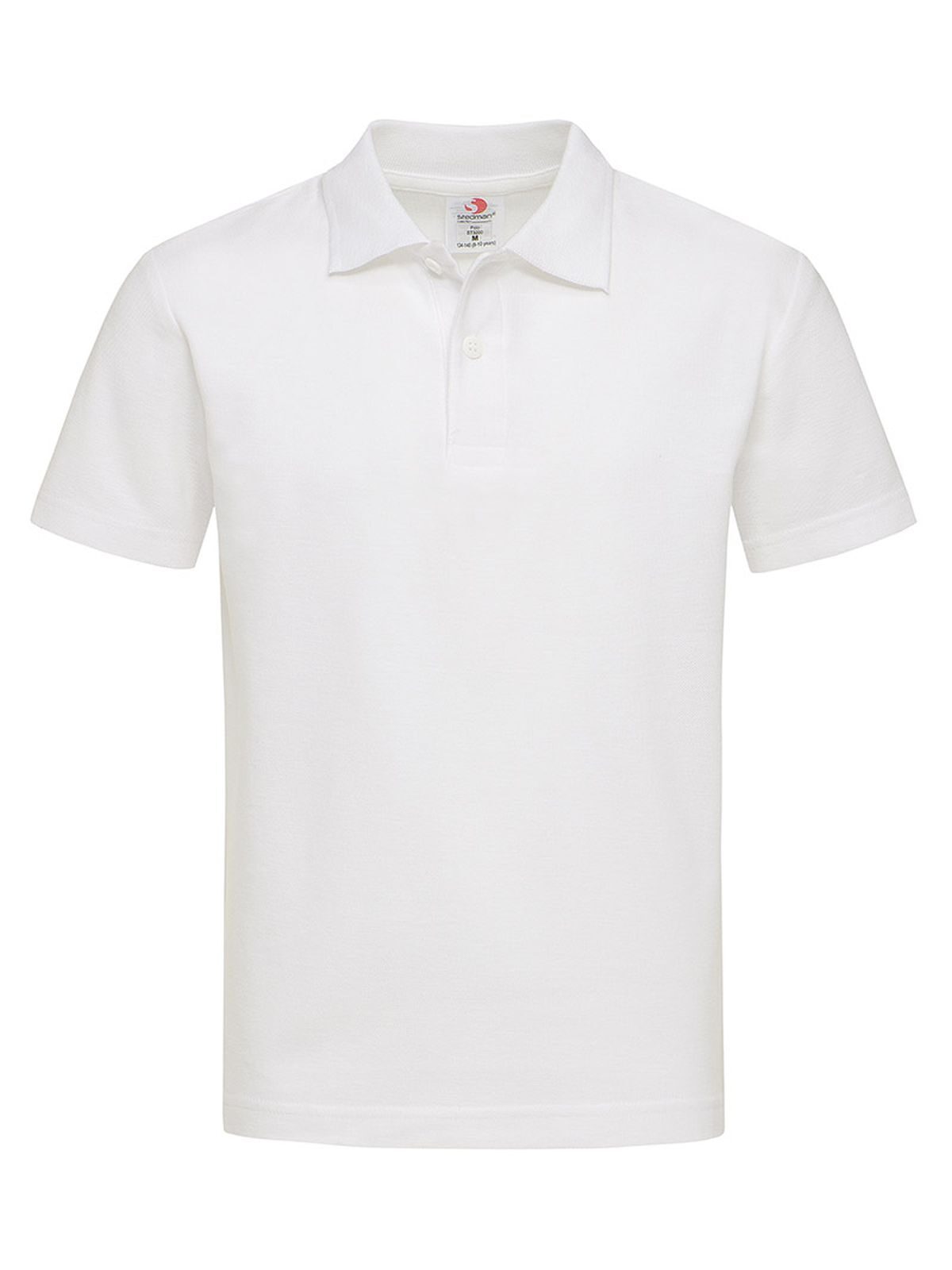 Klassieke polo voor kinderen - WHI - Wit