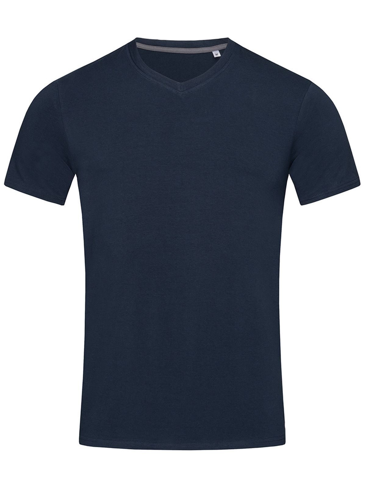 Stretch-T V-hals - MAB - Marineblauw