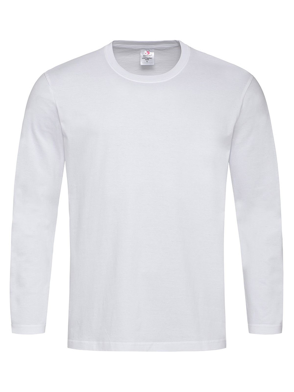 Confortable pour hommes manches longues - WHI - Blanc