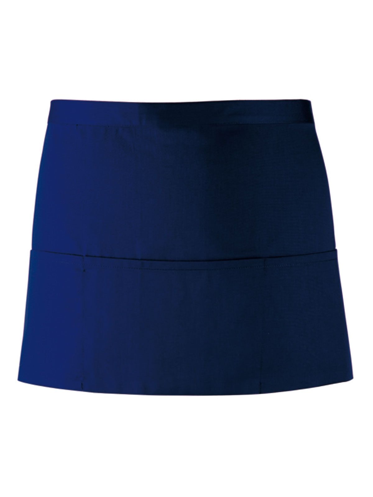 Kleurencollectie 3-zakken schort - NAVY - Marine