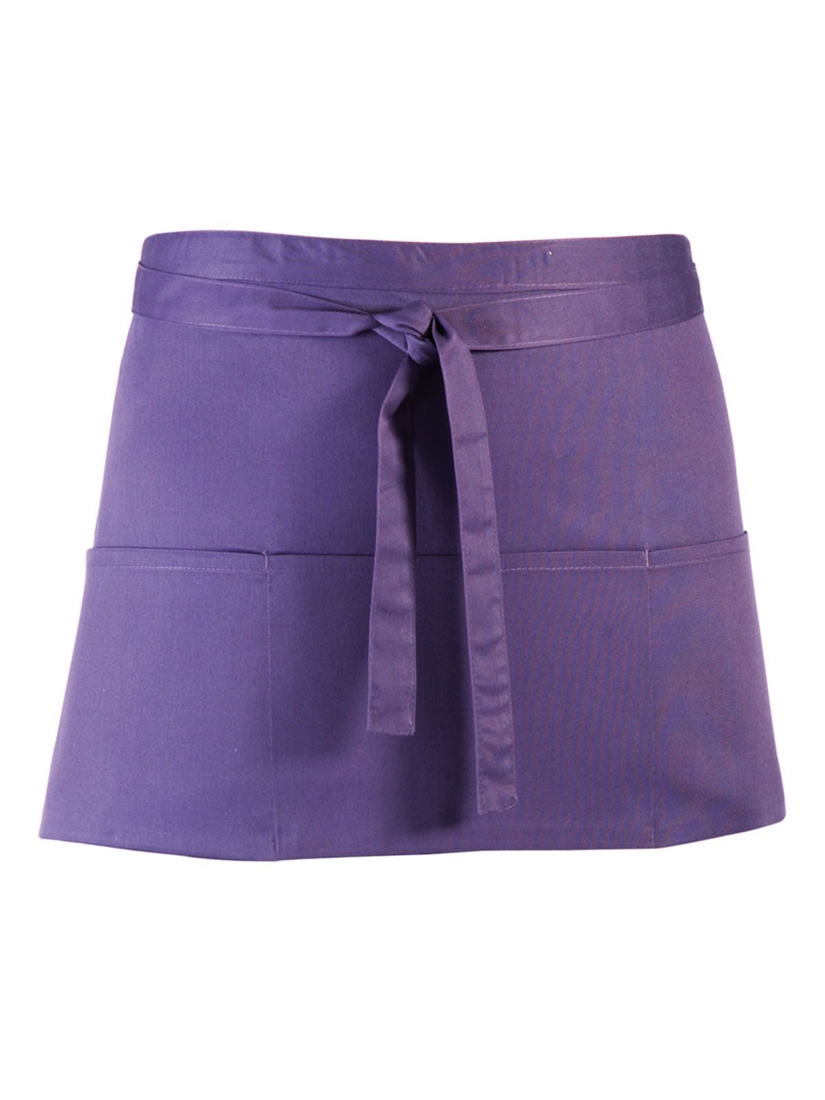 Kleurencollectie 3-zakken schort - PURP - Paars